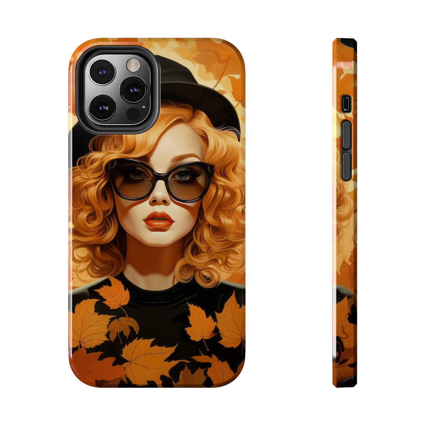 Dual-Layer Protection iPhone Case - Autumn Vibes