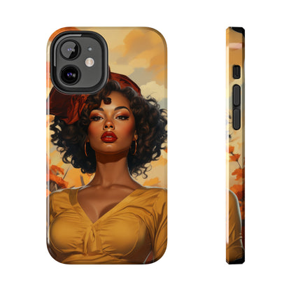 Dual-Layer Protection iPhone Case - Autumn Vibes