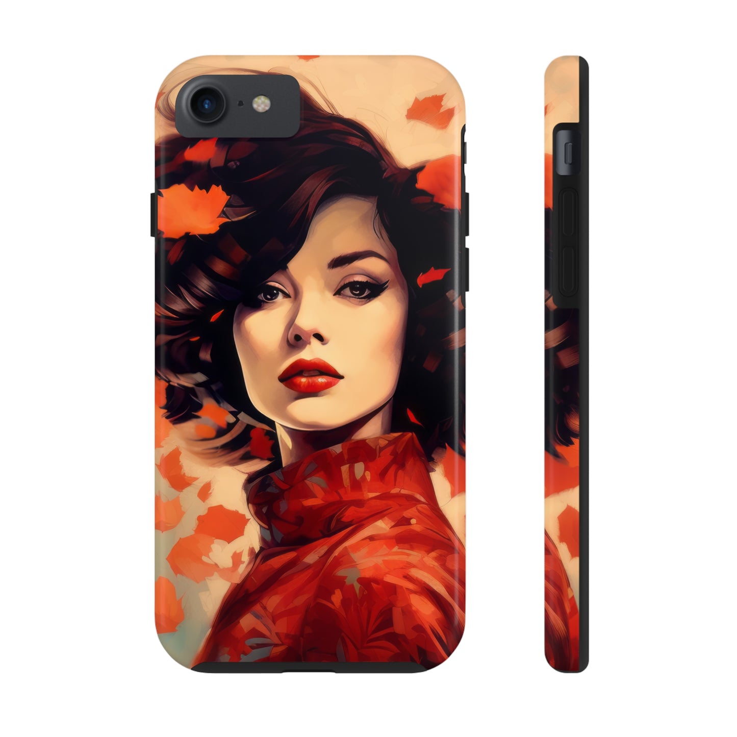 Dual-Layer Protection iPhone Case - Autumn Vibes