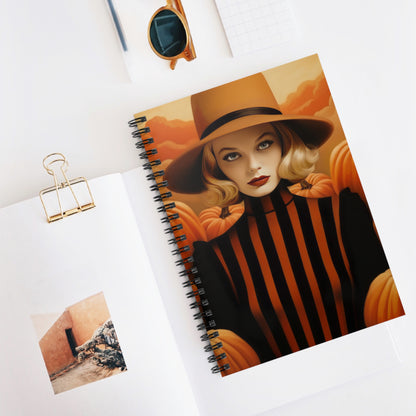 Spiral Notebook - Autumn Vibes Halloween