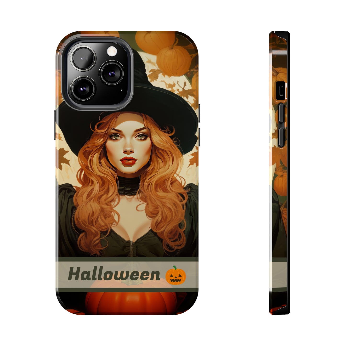 Personalized iPhone Case Autumn Vibes - Halloween