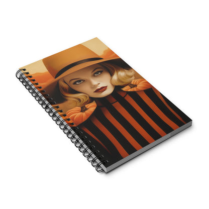 Spiral Notebook - Autumn Vibes Halloween