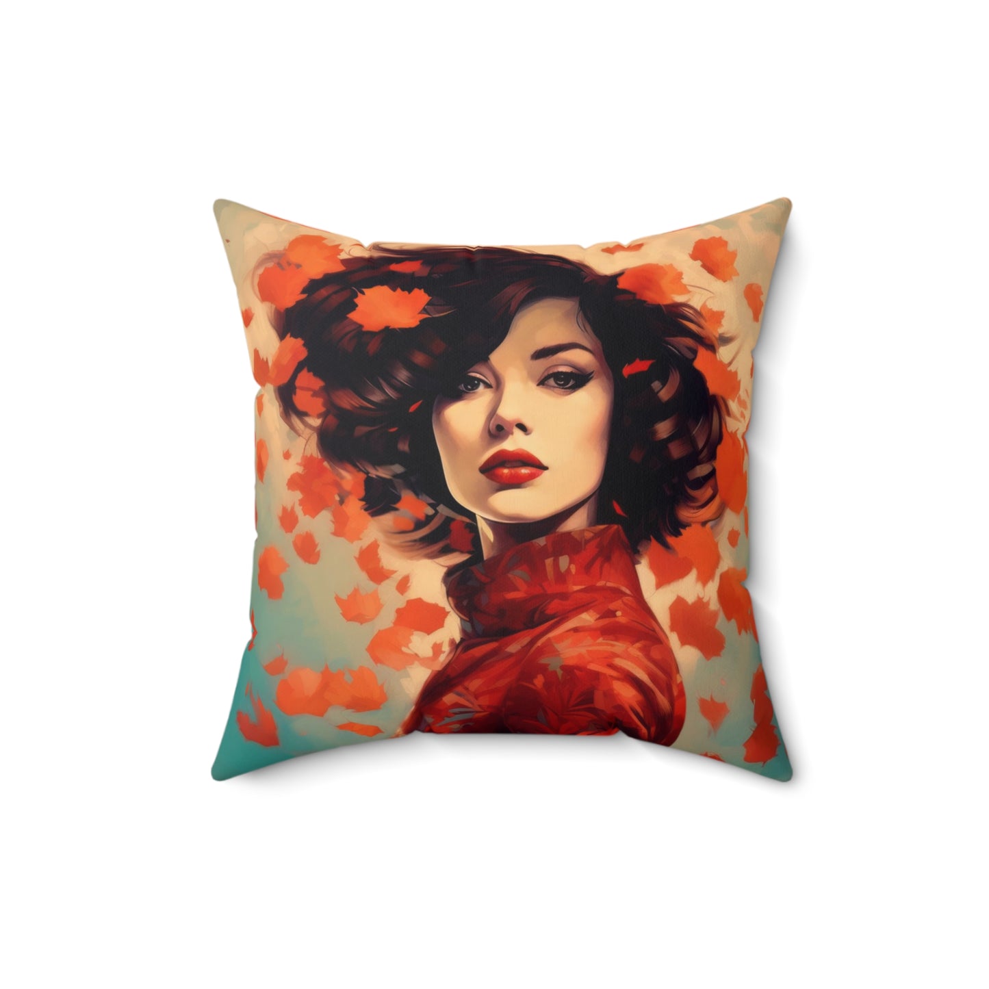 Square Canvas Pillow Autumn Vibes