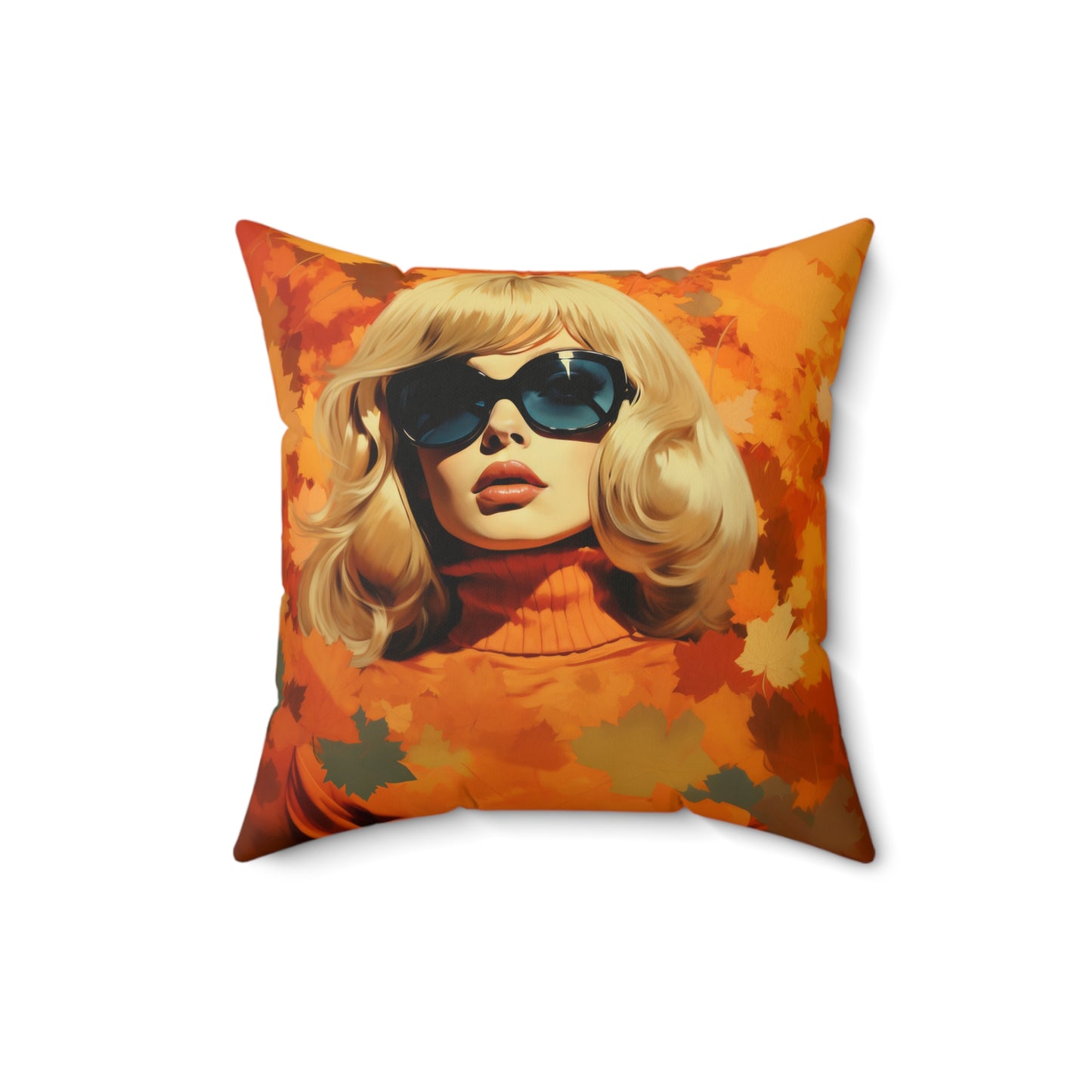 Square Canvas Pillow Autumn Vibes