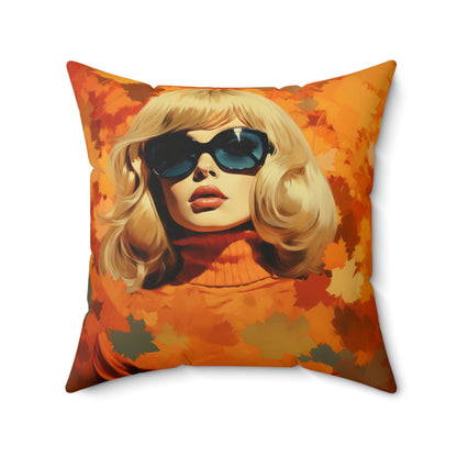 Square Canvas Pillow Autumn Vibes