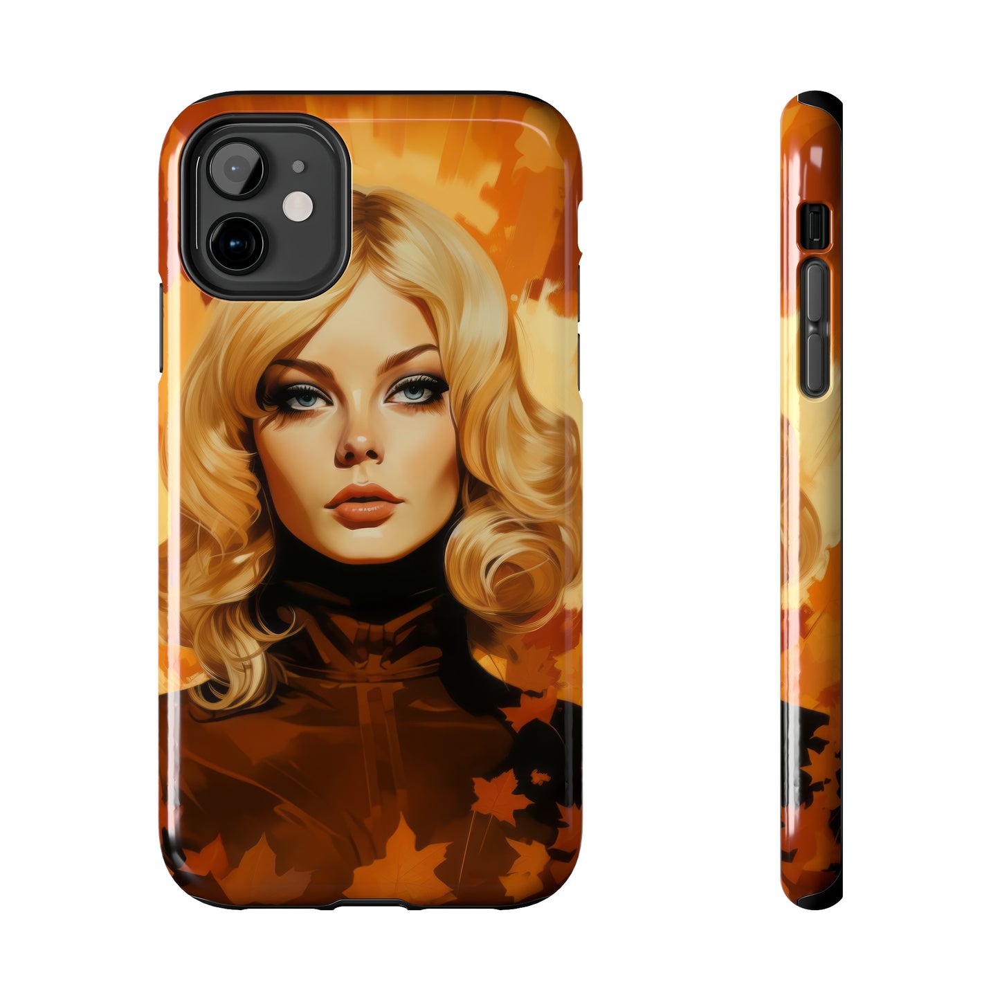 Dual-Layer Protection iPhone Case - Autumn Vibes