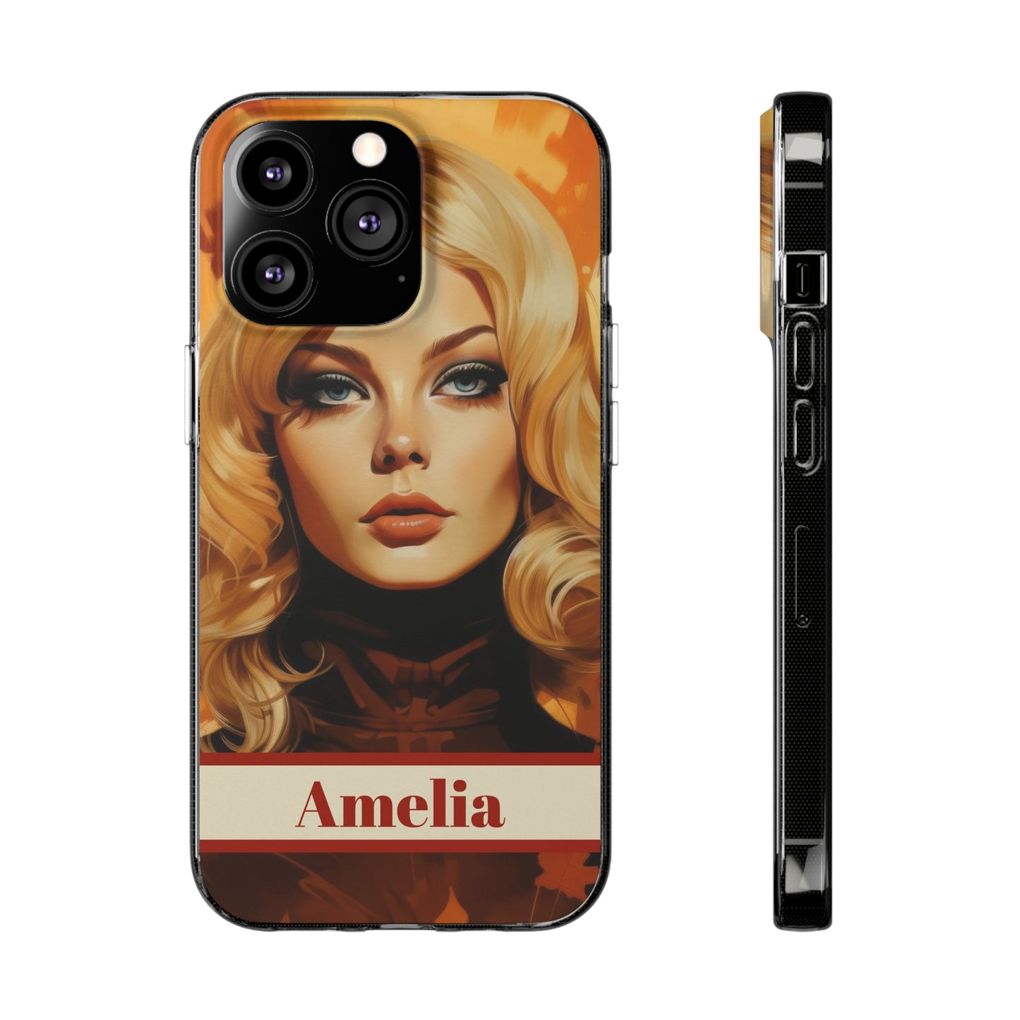 Customizable Soft Phone Case – Autumn Vibes