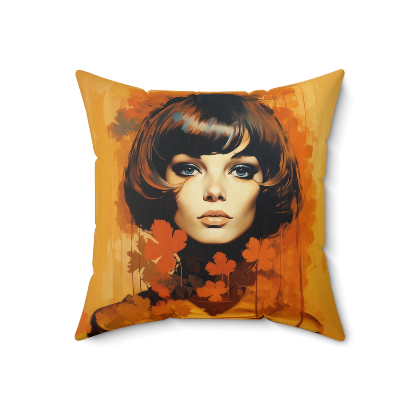 Square Canvas Pillow Autumn Vibes