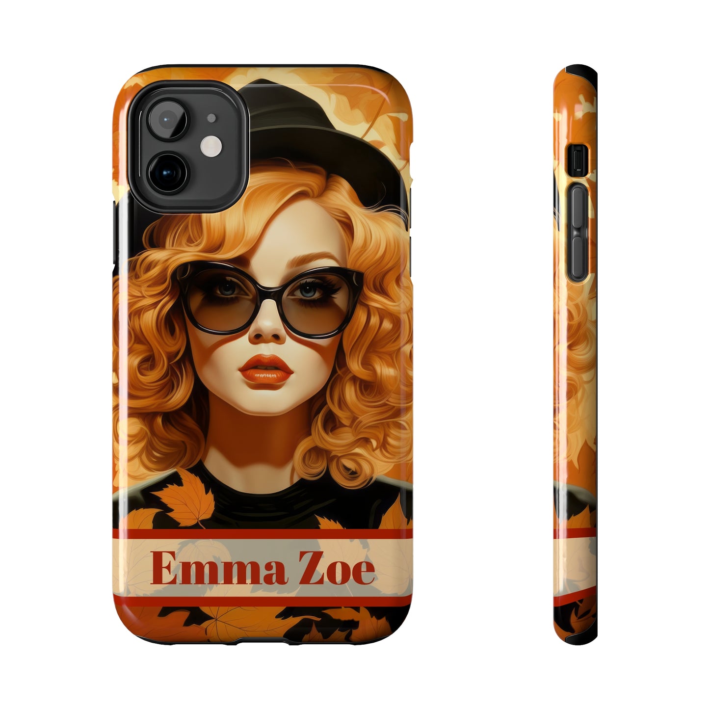 Personalized iPhone Case Autumn Vibes