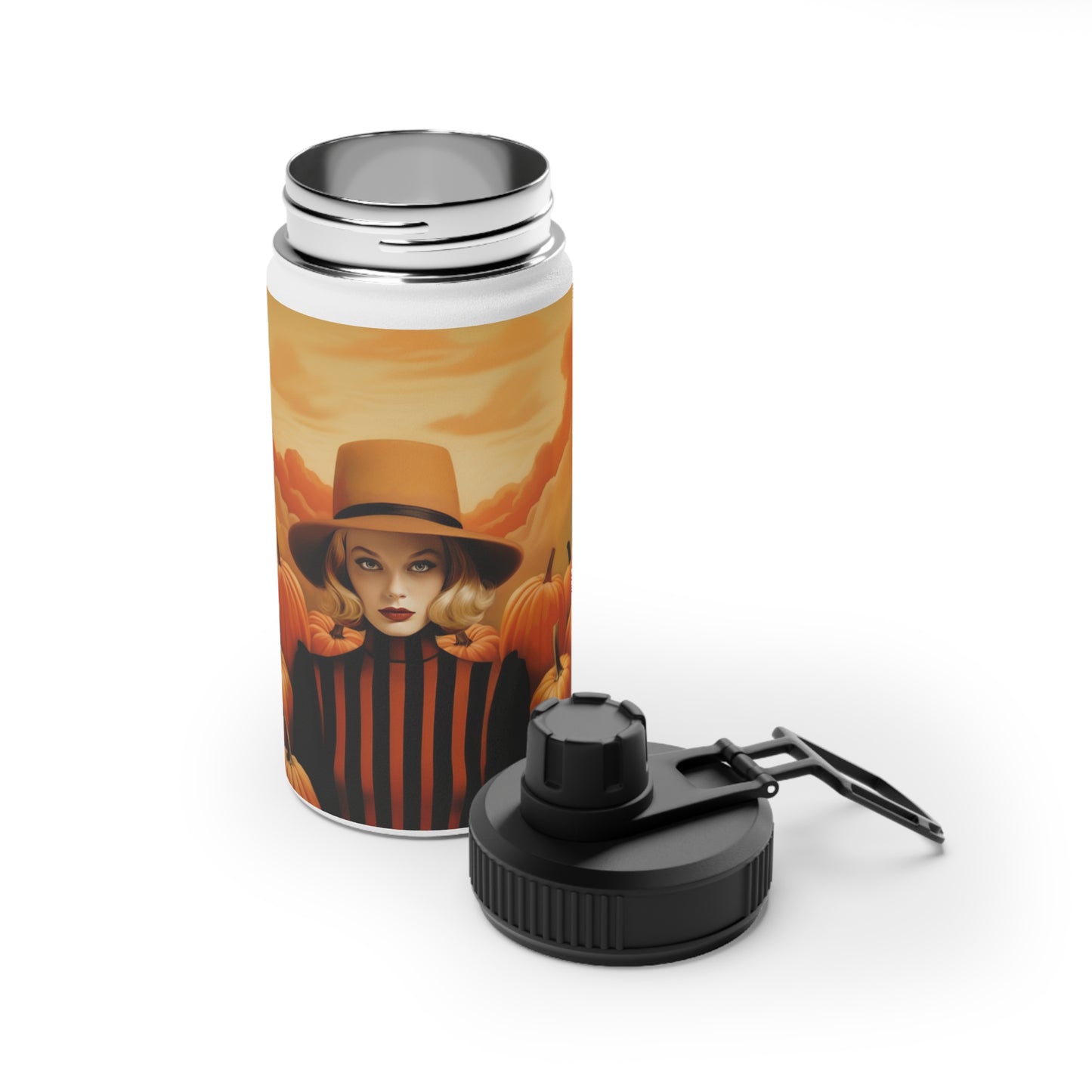 Stainless Steel Bottle - Autumn Vibes Halloween