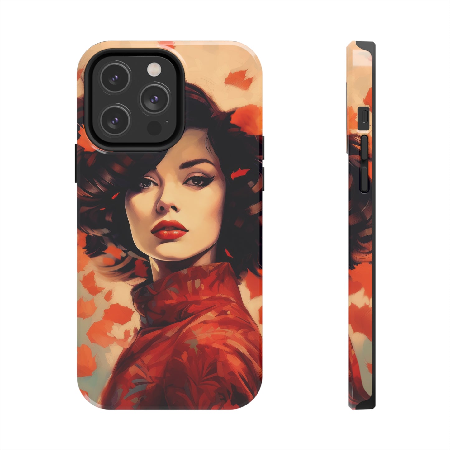 Dual-Layer Protection iPhone Case - Autumn Vibes