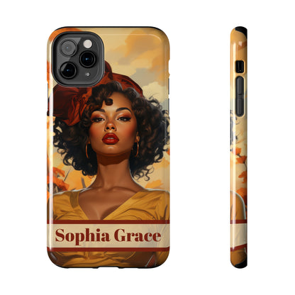 Personalized iPhone Case Autumn Vibes