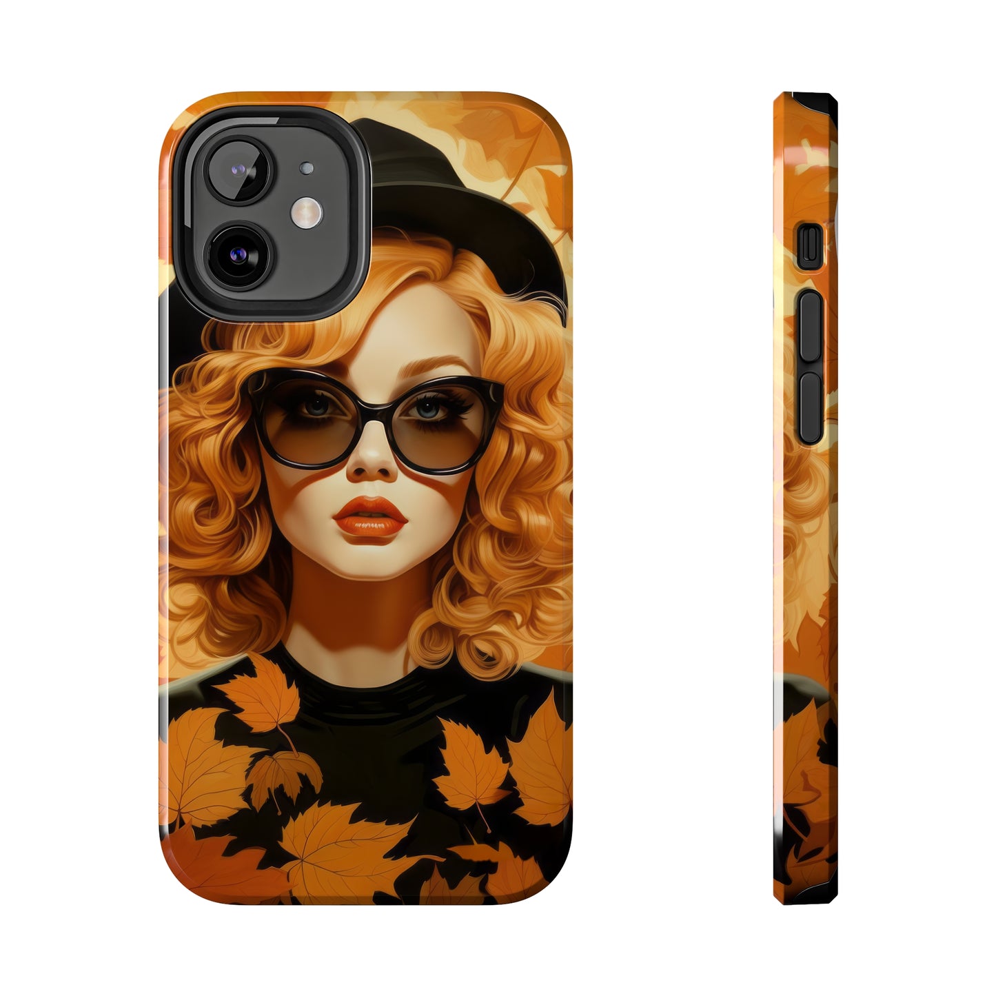 Dual-Layer Protection iPhone Case - Autumn Vibes