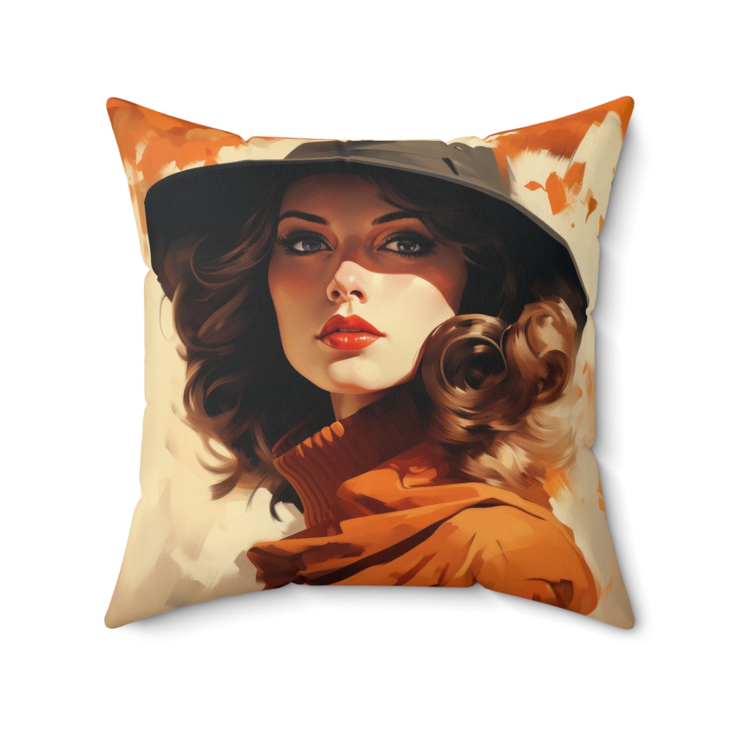 Square Canvas Pillow Autumn Vibes