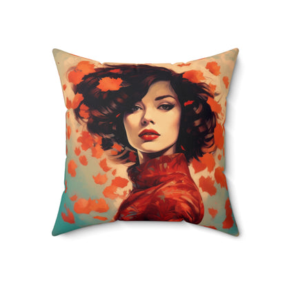 Square Canvas Pillow Autumn Vibes