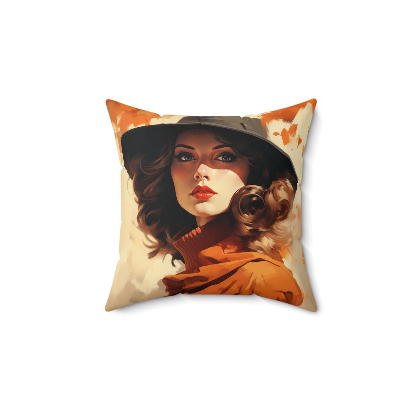 Square Canvas Pillow Autumn Vibes