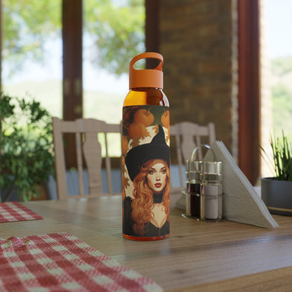 Tall Water Bottle - Autumn Vibes Halloween