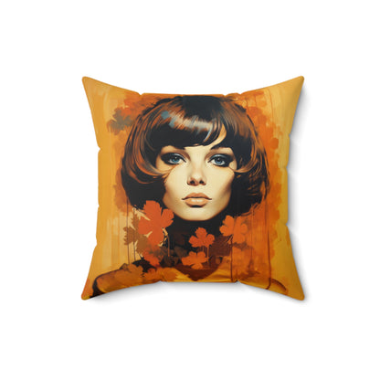 Square Canvas Pillow Autumn Vibes