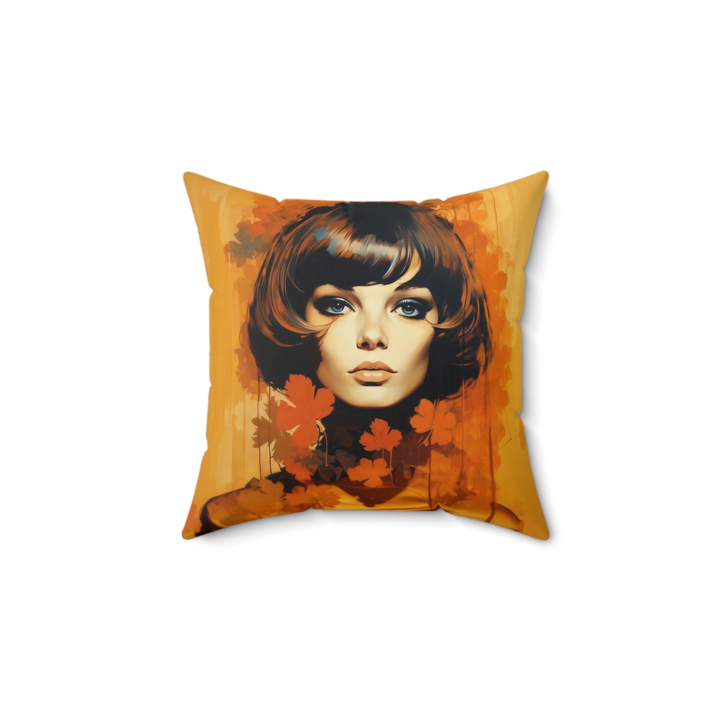 Square Canvas Pillow Autumn Vibes