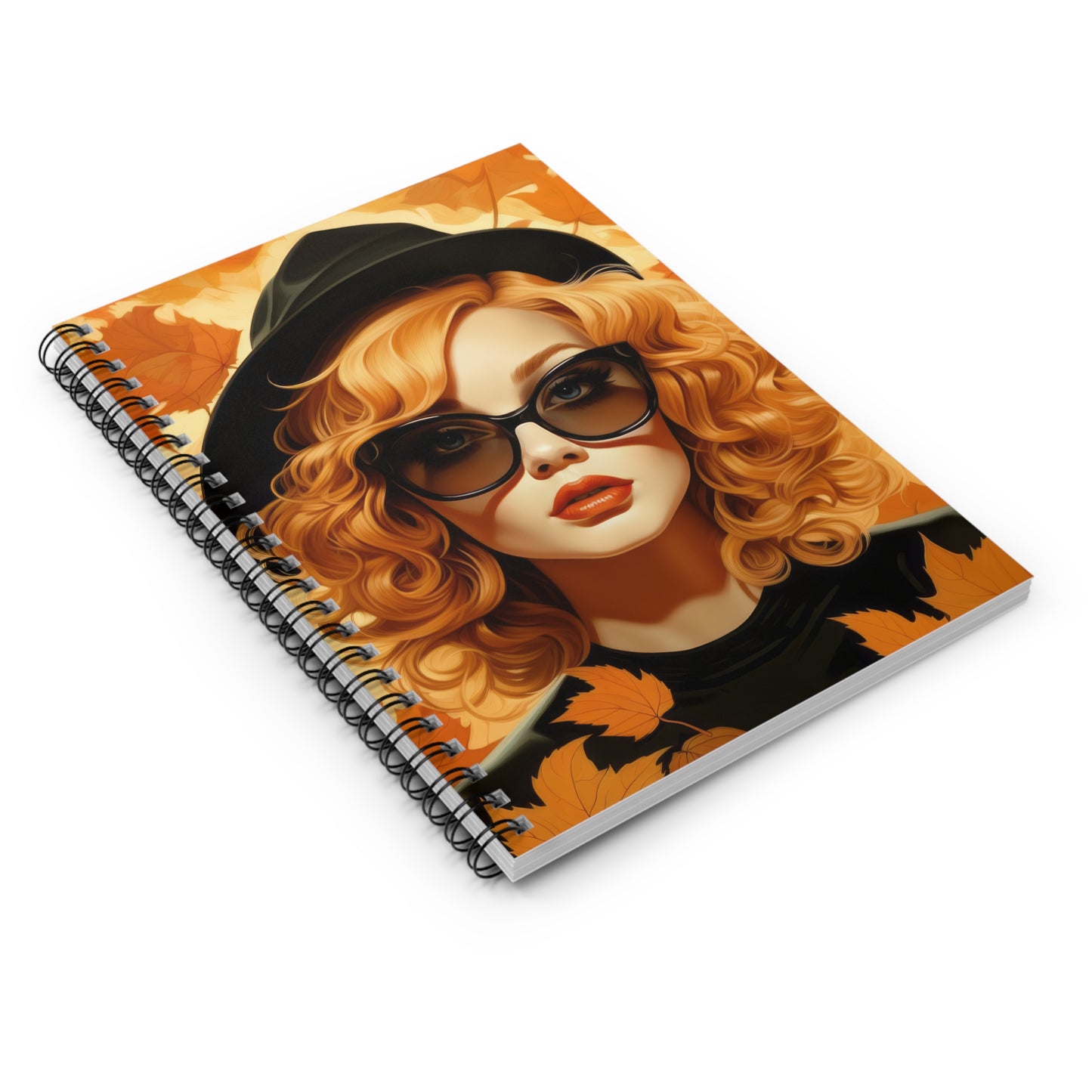 Spiral Notebook - Autumn Vibes Halloween