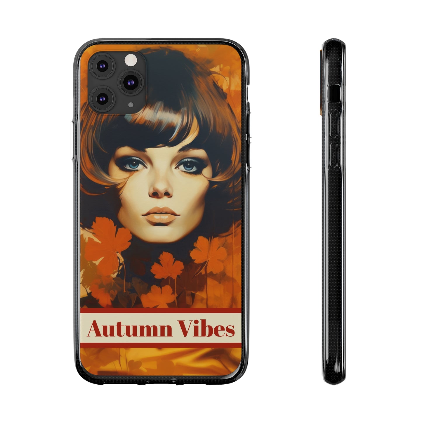 Customizable Soft Phone Case – Autumn Vibes