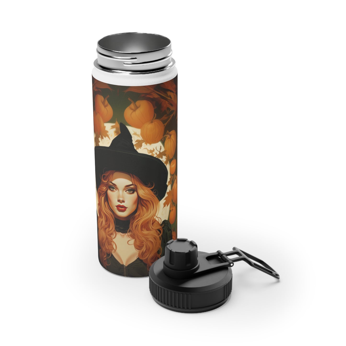 Stainless Steel Bottle - Autumn Vibes Halloween