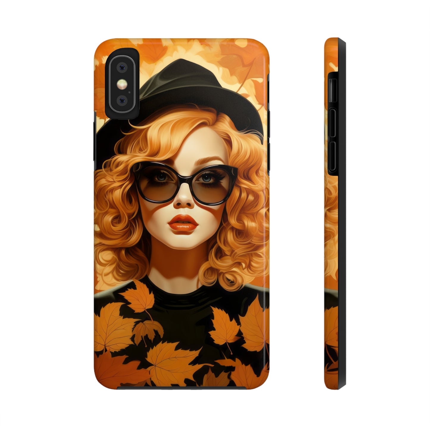 Dual-Layer Protection iPhone Case - Autumn Vibes