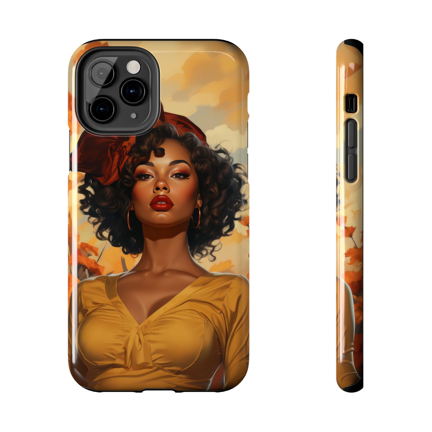 Dual-Layer Protection iPhone Case - Autumn Vibes