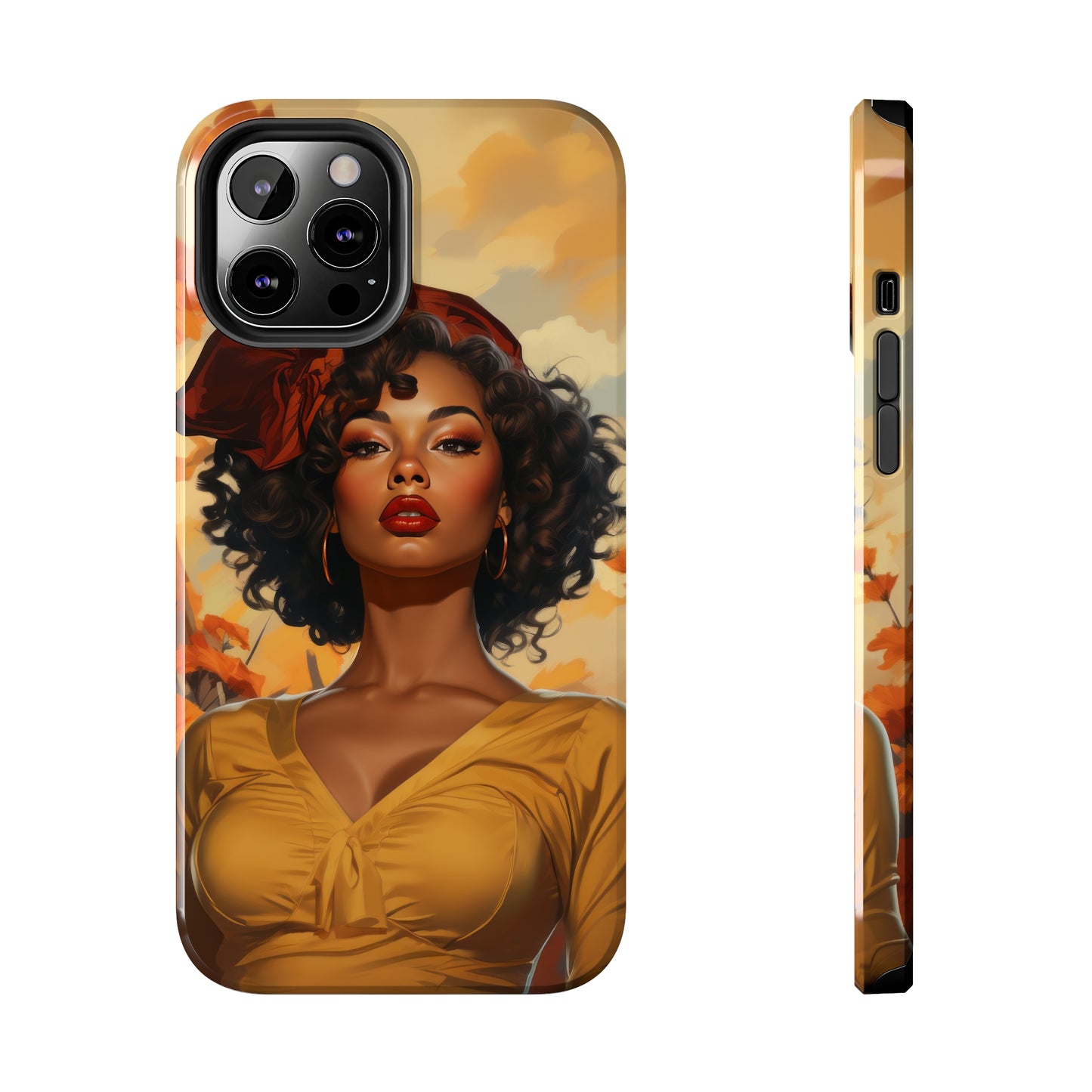 Dual-Layer Protection iPhone Case - Autumn Vibes