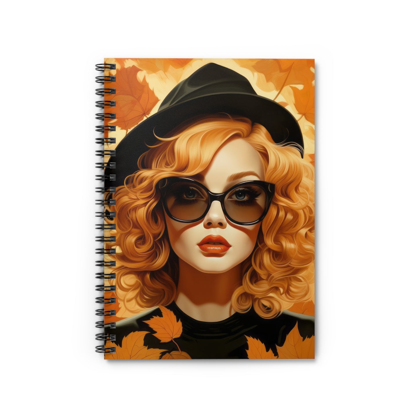 Spiral Notebook - Autumn Vibes Halloween