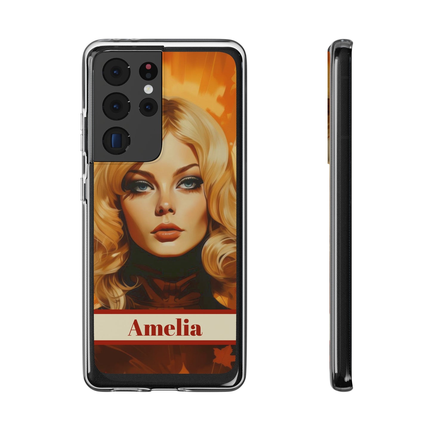 Customizable Soft Phone Case – Autumn Vibes