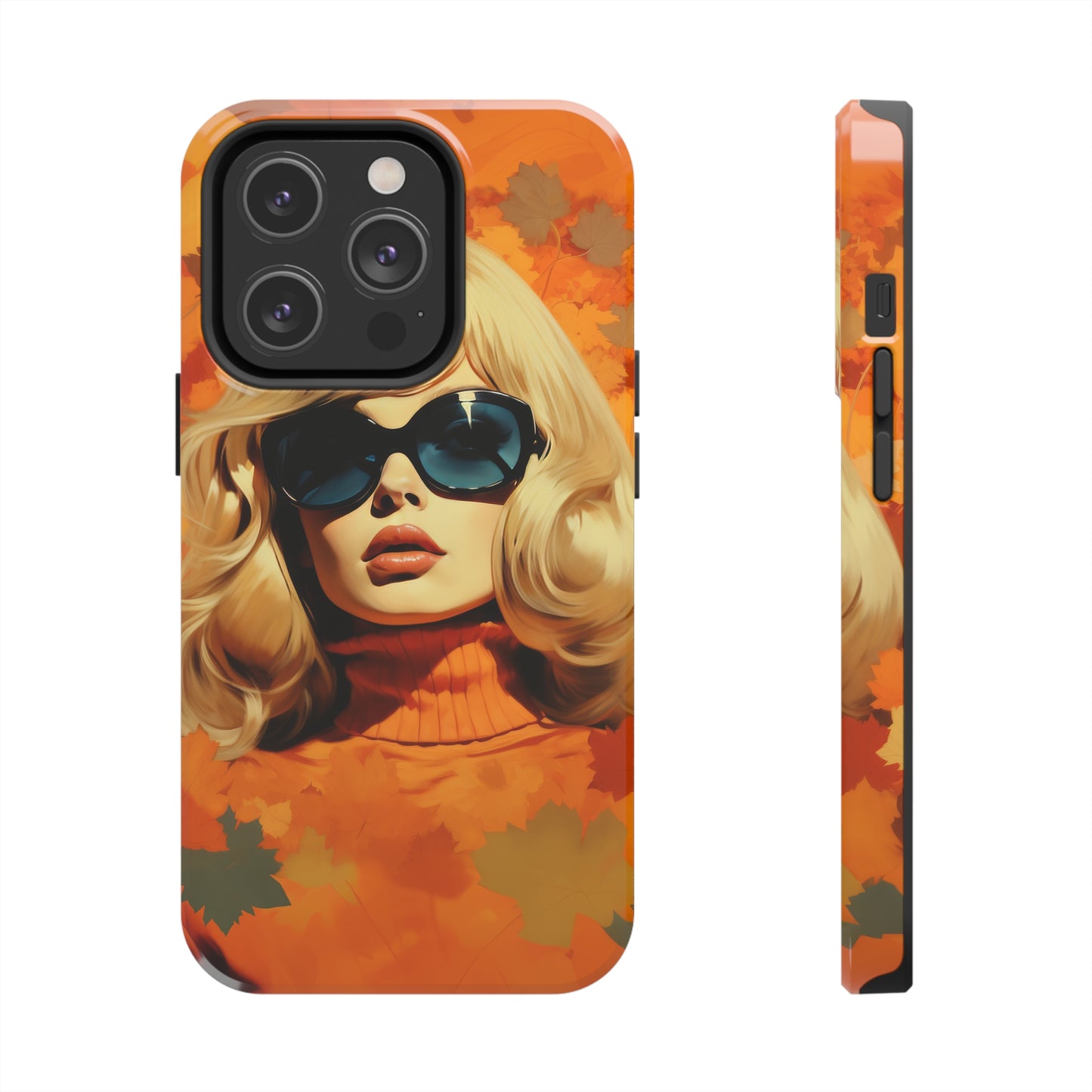 Dual-Layer Protection iPhone Case - Autumn Vibes