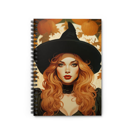 Spiral Notebook - Autumn Vibes Halloween