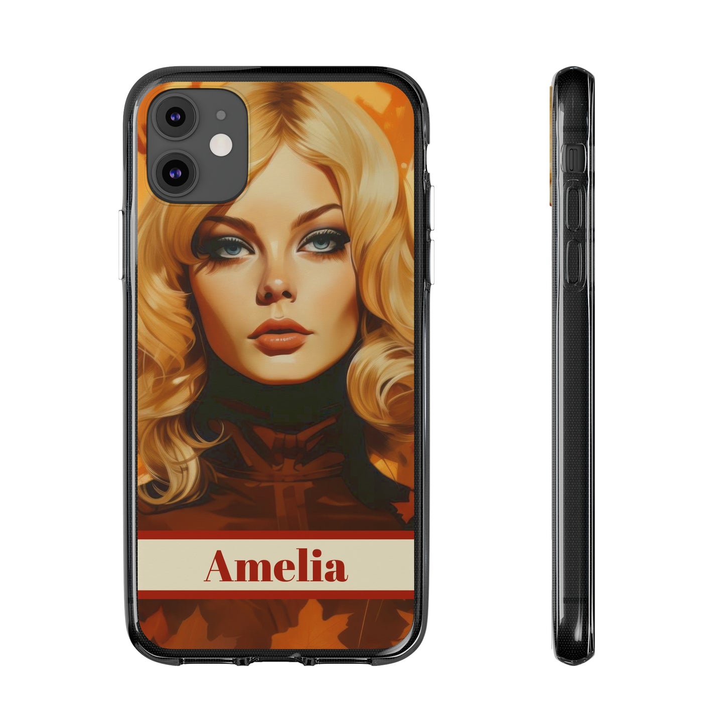 Customizable Soft Phone Case – Autumn Vibes