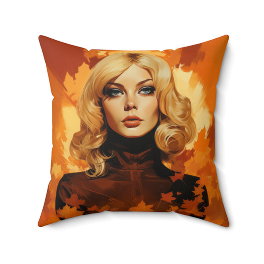 Square Canvas Pillow Autumn Vibes