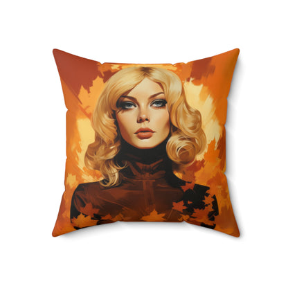 Square Canvas Pillow Autumn Vibes