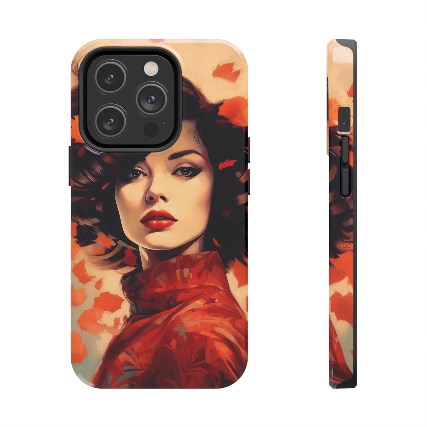 Dual-Layer Protection iPhone Case - Autumn Vibes