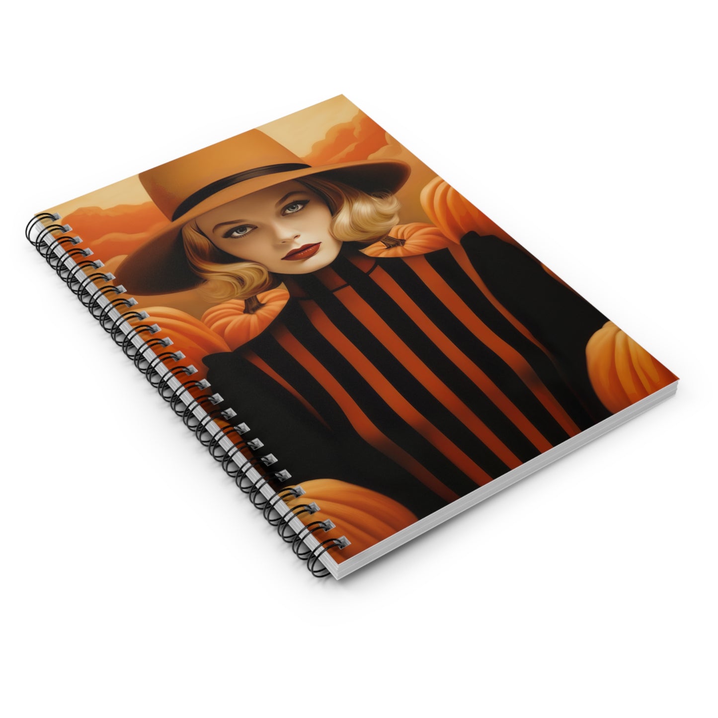 Spiral Notebook - Autumn Vibes Halloween