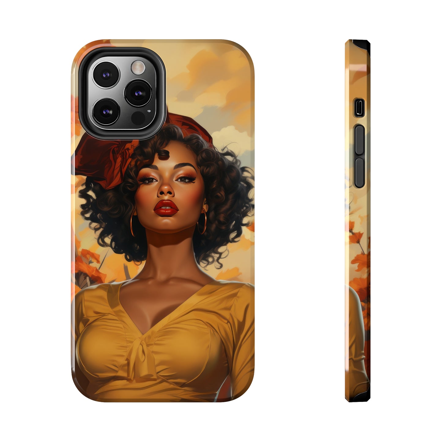 Dual-Layer Protection iPhone Case - Autumn Vibes