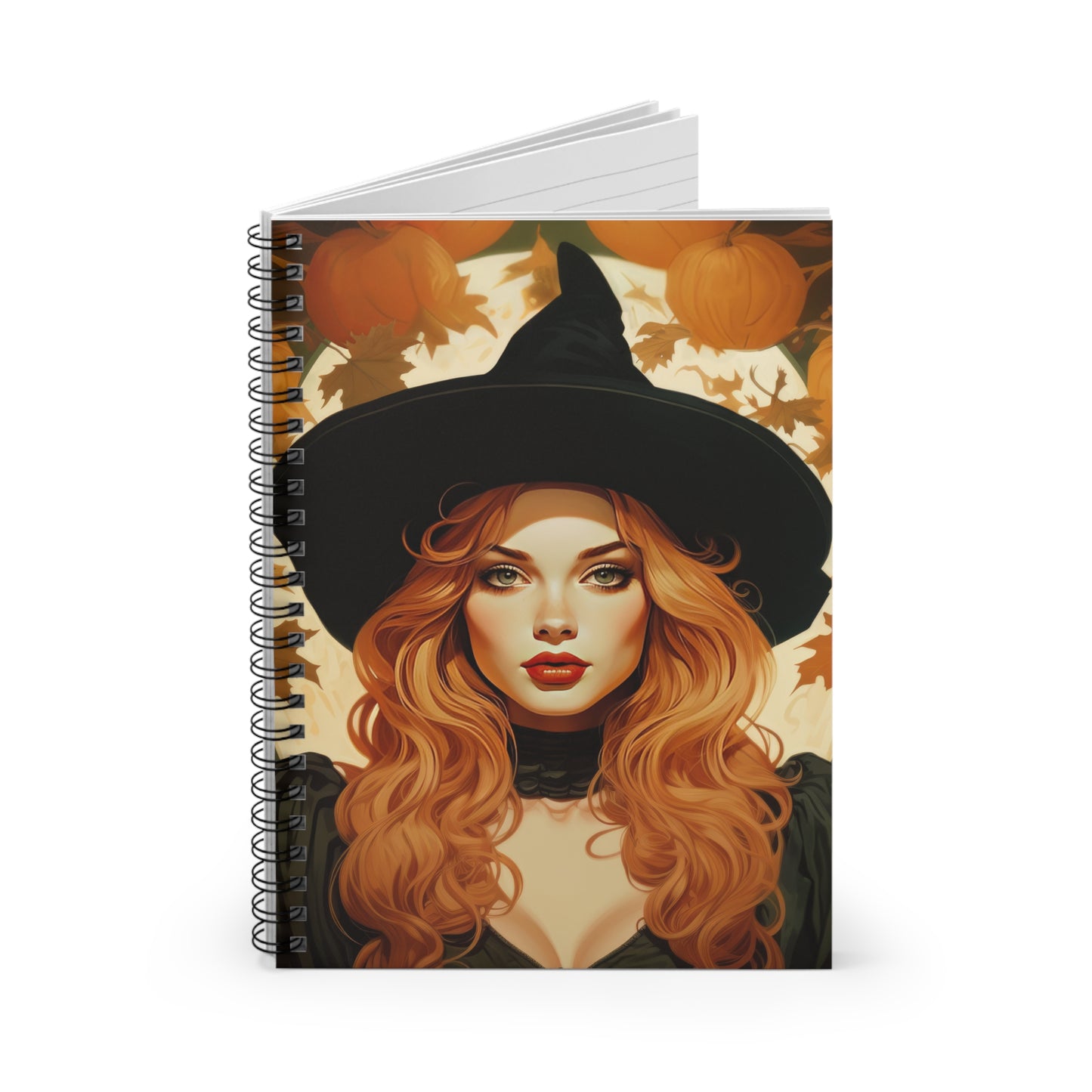 Spiral Notebook - Autumn Vibes Halloween