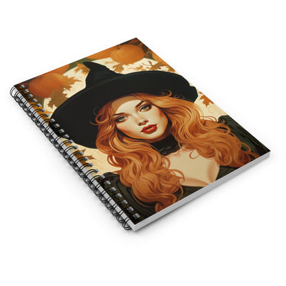 Spiral Notebook - Autumn Vibes Halloween