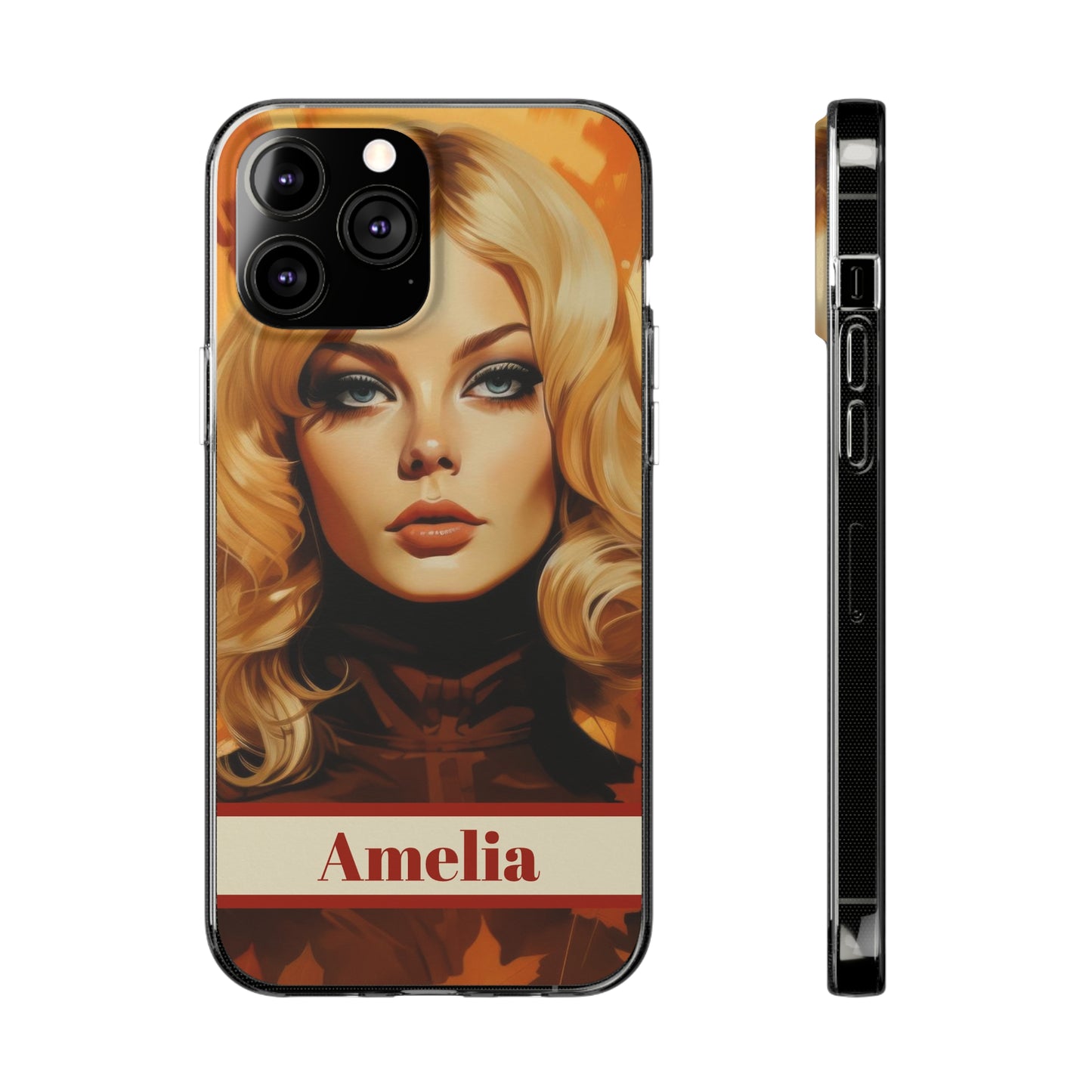 Customizable Soft Phone Case – Autumn Vibes