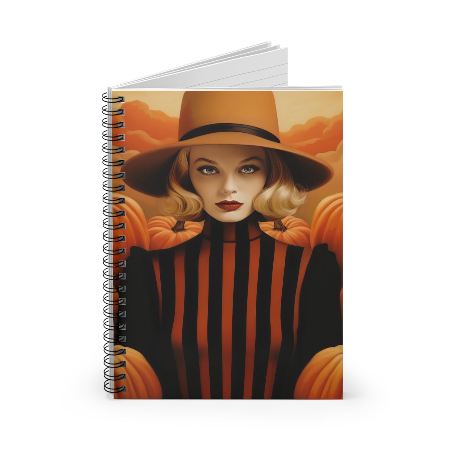 Spiral Notebook - Autumn Vibes Halloween