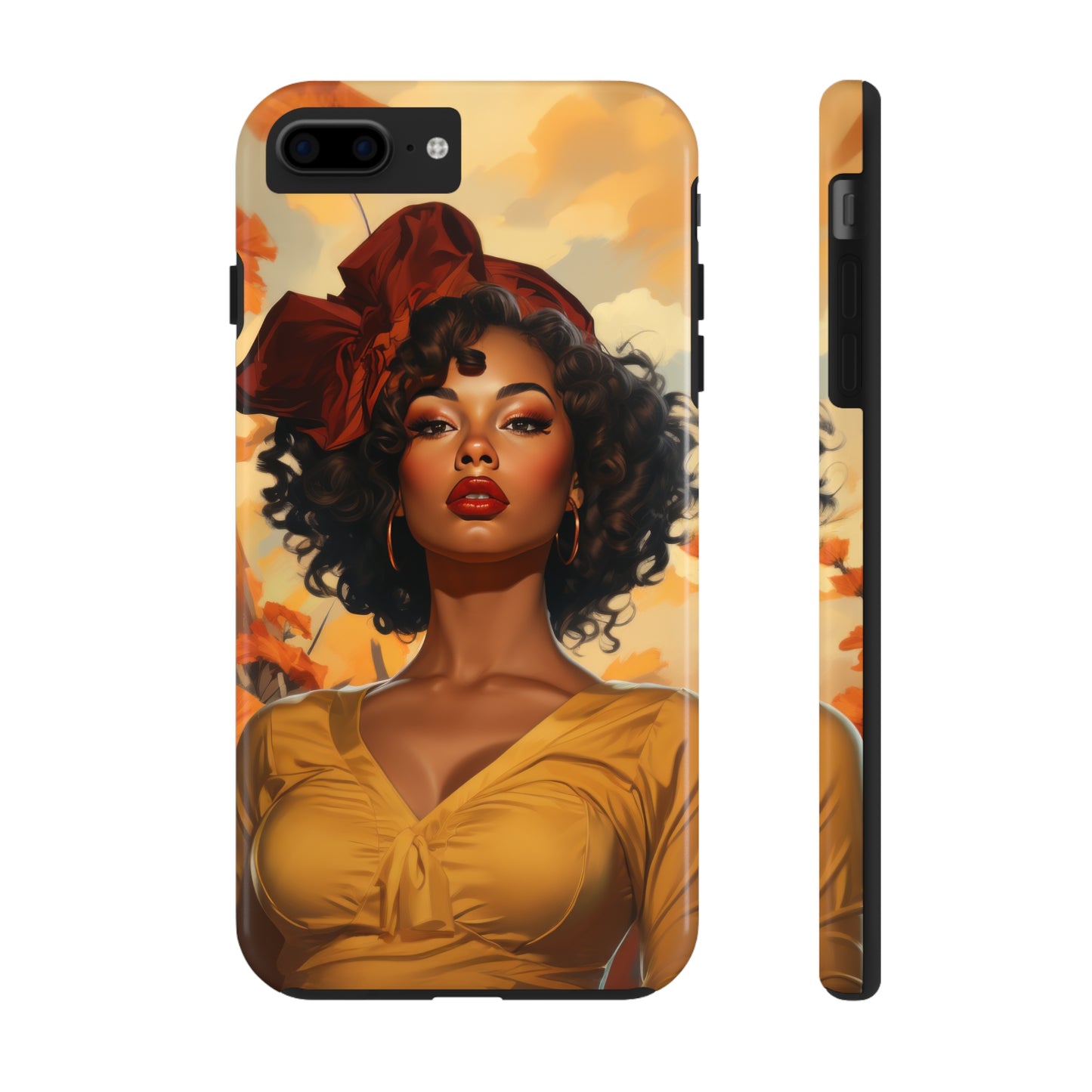 Dual-Layer Protection iPhone Case - Autumn Vibes