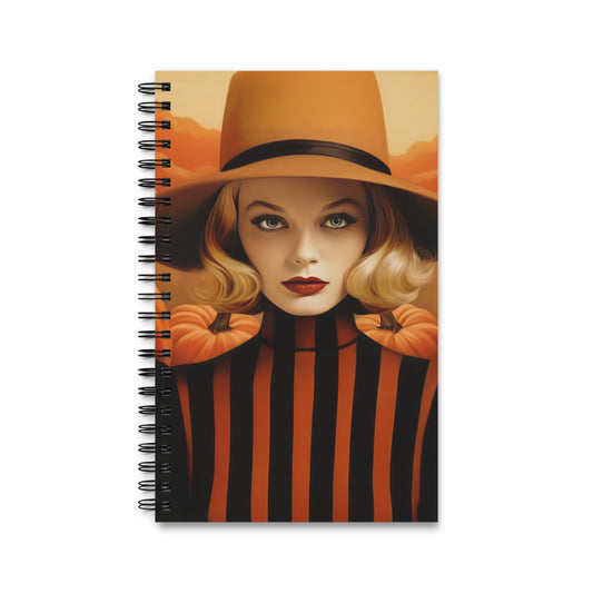 Spiral Notebook - Autumn Vibes Halloween