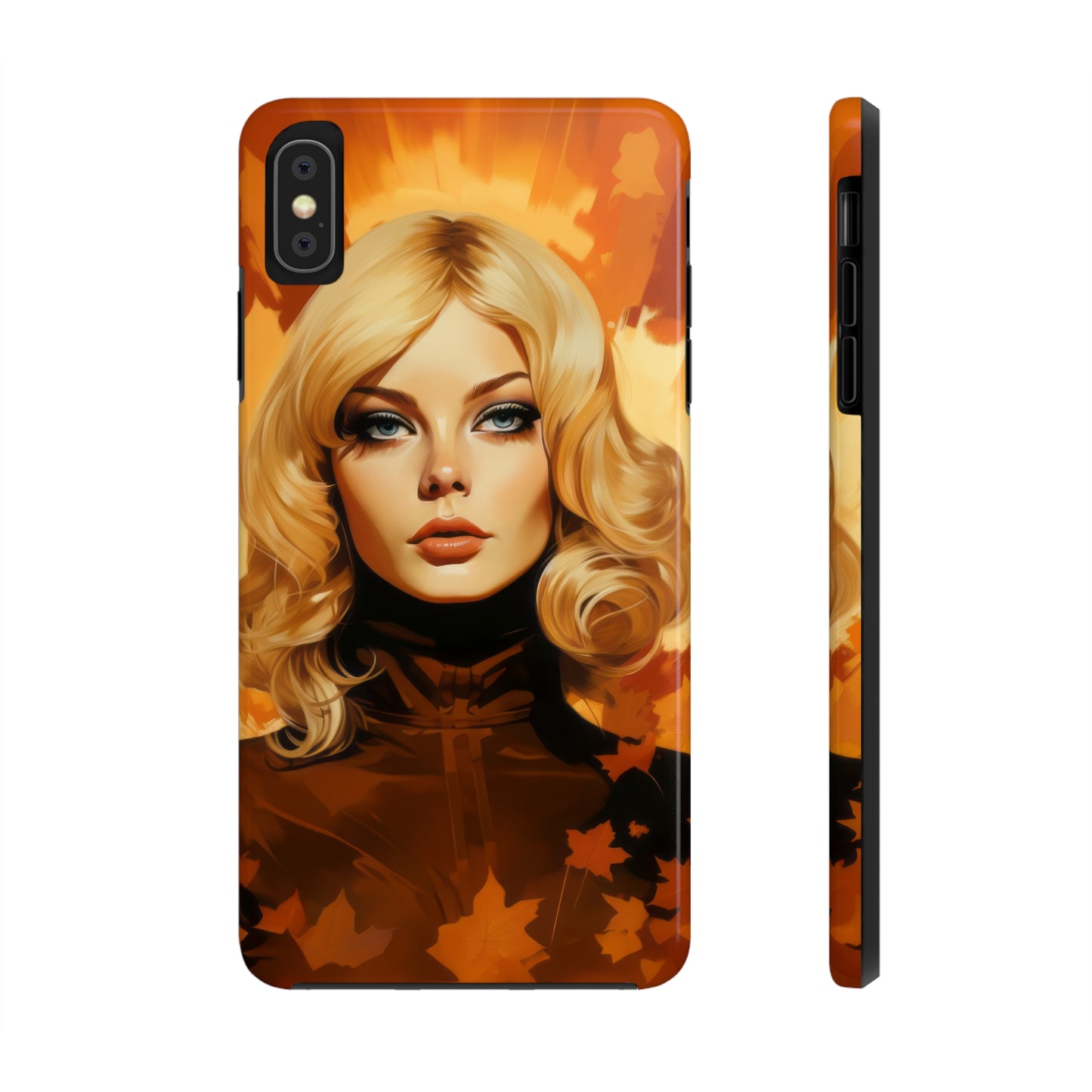 Dual-Layer Protection iPhone Case - Autumn Vibes