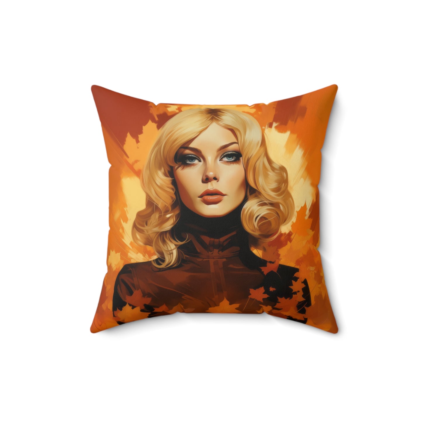 Square Canvas Pillow Autumn Vibes