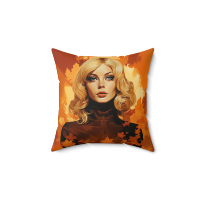 Square Canvas Pillow Autumn Vibes