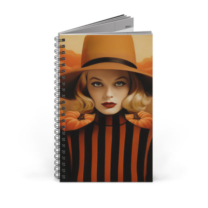 Spiral Notebook - Autumn Vibes Halloween