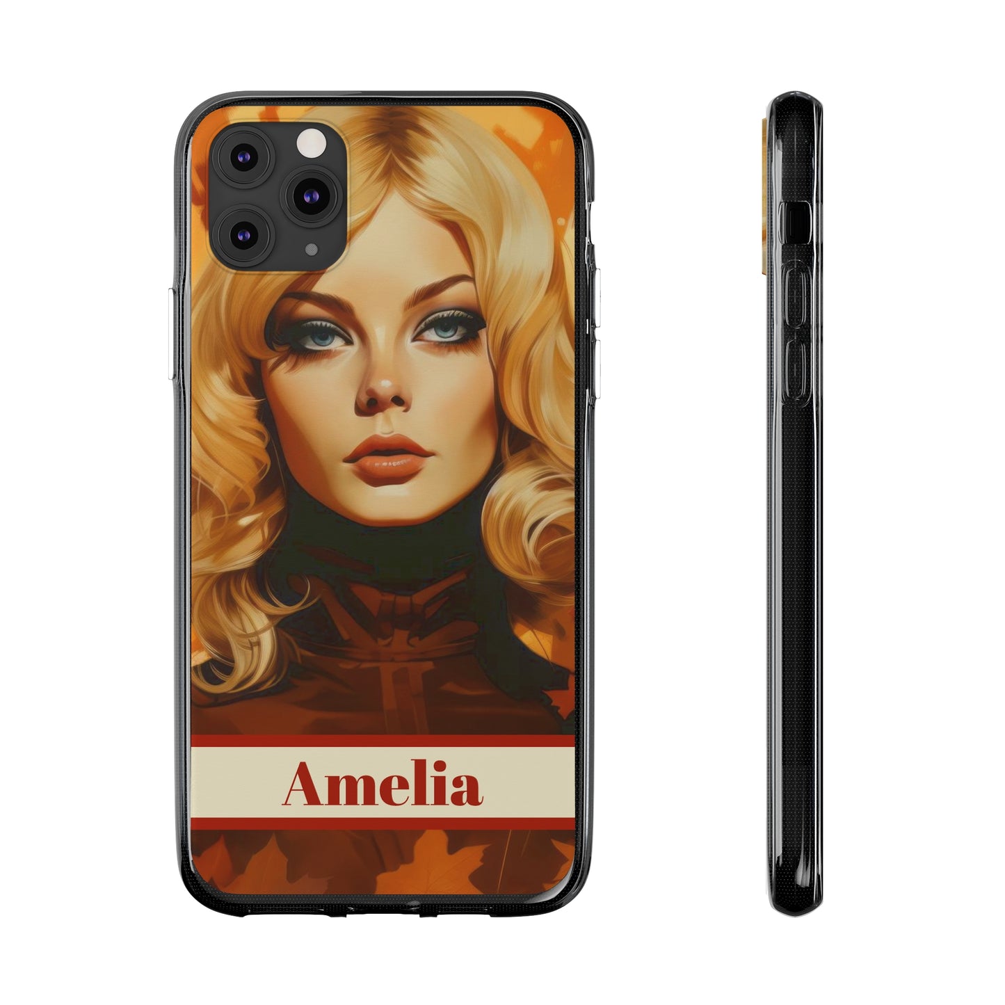 Customizable Soft Phone Case – Autumn Vibes